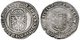 Charles I (1516-1556). 1 real. 1521-1545. Antwerpen. (Tauler-392). (Vanhoudt-227AN). (Vti-506). Ag. 3,07 g. Choice VF. Est...120,00. 

Spanish Descr...