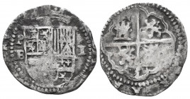 Philip II (1556-1598). 1 real. Potosí. B. (Cal-242). Ag. 3,26 g. VF/Almost VF. Est...65,00. 

Spanish Description: Felipe II (1556-1598). 1 real. Po...