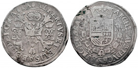 Albert and Elizabeth (1598-1621). 1 patagon. ND. (Tauler-1698). (Vti-346). (Vanhoudt-619). Ag. 27,17 g. Almost VF/Choice F. Est...100,00. 

Spanish ...