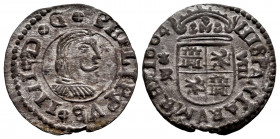 Philip IV (1621-1665). 8 maravedis. 1664. Coruña. R. (Cal-320). Ae. 166,00 g. Original silvering. AU. Est...70,00. 

Spanish Description: Felipe IV ...
