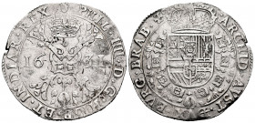 Philip IV (1621-1665). 1 patagon. 1631. Antwerpen. (Tauler-2565). (Vanhoudt-645 AN). (Vti-937). Ag. 27,96 g. VF/Choice VF. Est...160,00. 

Spanish D...