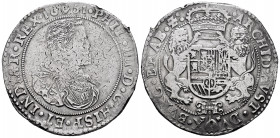 Philip IV (1621-1665). 1 ducaton. 1651. Antwerpen. (Tauler-2912). (Vanhoudt-642 AN). (Vti-1241). Ag. 32,16 g. Nicks on edge. Almost VF/VF. Est...150,0...