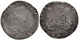 Philip IV (1621-1665). 1 ducaton. 1636. Brussels. (Tauler-2928). (Vanhoudt-642 BS). (Vti-1293). Ag. 32,32 g. Second type. Toned. Choice VF. Est...250,...