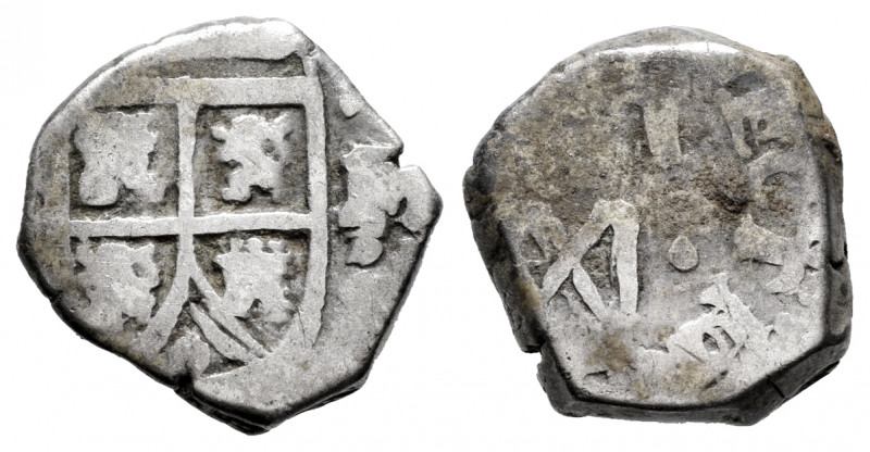 Charles II (1665-1700). 1 real. Madrid. BR. (Cal-tipo 46). Ag. 2,71 g. "Maria" t...