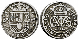 Charles III The Pretender (1701-1714). 2 reales. 1712. Barcelona. (Cal-33). Ag. 4,82 g. Almost VF/VF. Est...50,00. 

Spanish Description: Carlos III...