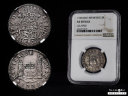 Philip V (1700-1746). 2 reales. 1735/4. México. MF. (Cal-810). Ag. Slabbed by NGC as AU DETAILS. Cleaned. Overdate. NGC-AU. Est...400,00. 

Spanish ...