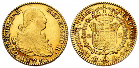 Charles IV (1788-1808). 2 escudos. 1806. Madrid. FA. (Cal-1314). Au. 6,81 g. Minor scratches. Choice VF. Est...320,00. 

Spanish Description: Carlos...