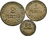 Civil War (1936-1939). Complete series. Arahal (Seville). (Cal-40/42). Ae. Choice VF. Est...200,00. 

Spanish Description: Guerra Civil (1936-1939)....
