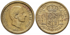 Estado Español (1936-1975). 50 centavos. 1880. Manila. (Cal-165). Ln. 13,47 g. Reverse trial. Almost XF/XF. Est...100,00. 

Spanish Description: Est...