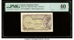 Egypt Egyptian State 5 Piastres 1940 (ND 1952) Pick 170 PMG Extremely Fine 40. A minor repair is noted on this example.

HID09801242017

© 2022 Herita...
