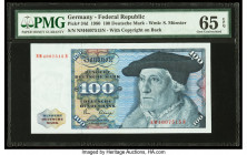 Germany Federal Republic Deutsche Bundesbank 100 Deutsche Mark 2.1.1980 Pick 34d PMG Gem Uncirculated 65 EPQ. 

HID09801242017

© 2022 Heritage Auctio...