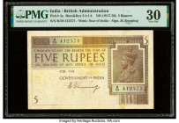 India Government of India 5 Rupees ND (1917-30) Pick 4a Jhun3.4.1A PMG Very Fine 30. 

HID09801242017

© 2022 Heritage Auctions | All Rights Reserved