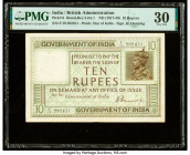 India Government of India 10 Rupees ND (1917-30) Pick 6 Jhun3.6A.1 PMG Very Fine 30. Staple holes at issue.

HID09801242017

© 2022 Heritage Auctions ...