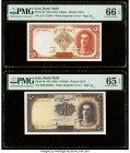 Iran Bank Melli 5; 10 Rials ND (1944) Pick 39; 40 Two Examples PMG Gem Uncirculated 66 EPQ; Gem Uncirculated 65 EPQ. 

HID09801242017

© 2022 Heritage...