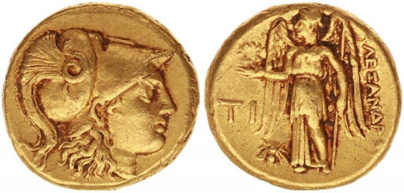 Alexander III 'the Great' (336-323 BC). GOLD Stater.
KINGS OF MACEDON. 
Alexande...