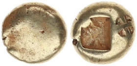 Ionia, Uncertain mint. Circa 7th-6th Century BC. EL 1/24th Phokaic Stater.(1.07g/7,29.mm)
Irregular linear design / Incuse punch.With countermark.
Ros...