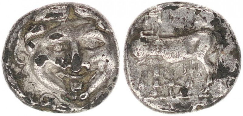 Parion. 4th century BC. AR Hemidrachm .
MYSIA, Parion. 4th century BC. AR Hemidr...