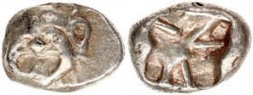 Mysia. Parion circa 500-400 BC.Drachm AR.
Greek
Mysia. Parion circa 500-400 BC.
Drachm AR
(11,9mm., 3,92g.)
Facing gorgoneion with protruding tongue /...