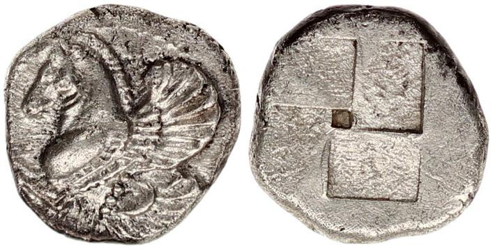 Thraco Macedonian Region. Uncertain mint circa 480-450 BC.
Greek
Thraco Macedoni...