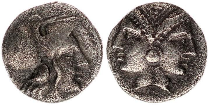 Mysia, Lampsakos AR Diobol.
Mysia, Lampsakos AR Diobol. Circa 400-300 BC. Janifo...