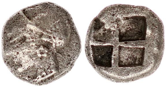 IONIA, Phokaia. Late 6th century BC. AR Trihemiobol.
(1.25g.,8,9mm. 12h).
IONIA,...