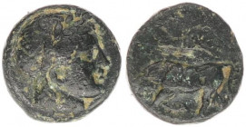 Mysia. Gambrion circa 400-300 BC.AE.
Mysia. Gambrion circa 400-300 BC.
Bronze Æ
(9,4mm., 1,01g.)
Laureate head of Apollo right / Bull butting left.
go...