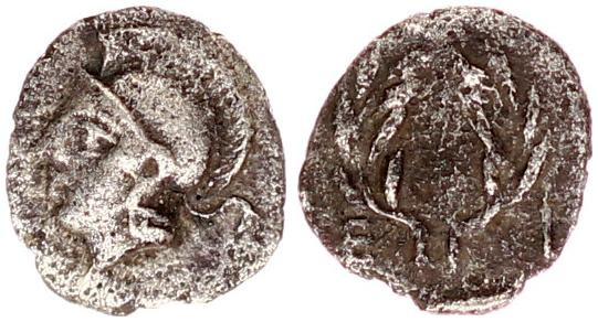 AEOLIS, Elaia. Circa 450-400 BC. AR Hemiobol.
AEOLIS, Elaia. Circa 450-400 BC. A...