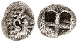 IONIA, Kolophon. Circa late 6th Century BC. AR Tetartemorion.
IONIA, Kolophon. Circa late 6th Century BC. AR Tetartemorion.
 (4,8mm, 0.16 gm). Head of...
