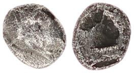 Uncertain mint circa 520-480 BC.Tetartemorion AR.
Western Asia Minor. Uncertain ...