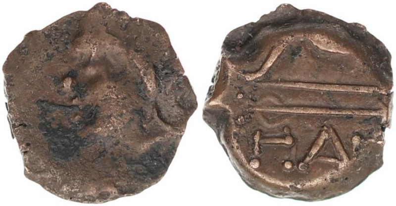 Cimmerian Bosporos, Pantikapaion Æ19. Circa 250-200 BC.
Cimmerian Bosporos, Pant...