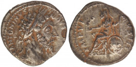 Marcus Aurelius; 161-180 AD, Rome, 172 AD, Denarius
BM-560, RSC-280c, RIC-260a. Obv: M ANTONINVS - AVG TR P XXVI Bust laureate, draped, cuirassed r. R...