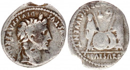 Augustus AR Denarius. Lugdunum, 2 BC - AD 4.
CAESAR AVGVSTVS] DIVI F PATER PATRIAE, laureate head to right / AVGVSTI F COS DESIG PRINC IVVENT, Gaius a...