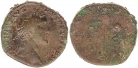 Antoninus Pius (138-161), Rome, AD 152-153, Sestertius.Ae.
ANTONINVS AVG - PIVS P P TR P XVI, laureate head r., Rv. S - ALVS - AVG COS IIII, Salus sta...