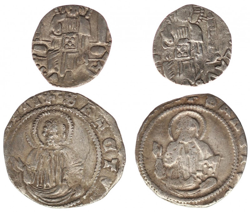 Italy, Republic of Venice Lot of 2 AR Grosso and   2 AR Grossone (da 8 soldi)
It...