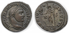 Römische Münzen, MÜNZEN DER RÖMISCHEN KAISERZEIT. Maximinus II. (310-313 n. Chr). Follis. (6.0 g. 22 mm) Vs.: IMP C GAL VAL MAXIMINVS PF AVG, Kopf mit...