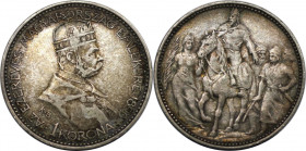 RDR – Habsburg – Österreich, RÖMISCH-DEUTSCHES REICH. Österreich-Ungarn. Franz Joseph I. (1848-1916). "Millennium". 1 Korona 1896. 5,0 g. 0.835 Silber...