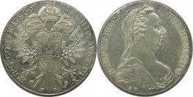 RDR – Habsburg – Österreich, RÖMISCH-DEUTSCHES REICH. Maria Theresia (1740-1780). Taler 1780 SF. Silber. Stempelglanz