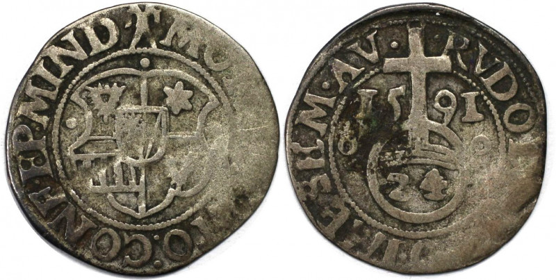 Altdeutsche Münzen und Medaillen, MINDEN - BISTUM. Anton von Schauenburg (1587-1...
