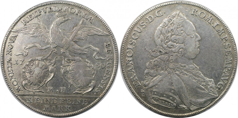 Altdeutsche Münzen und Medaillen, NÜRNBERG, STADT. Franz I. (1745-1765). Konv.-T...