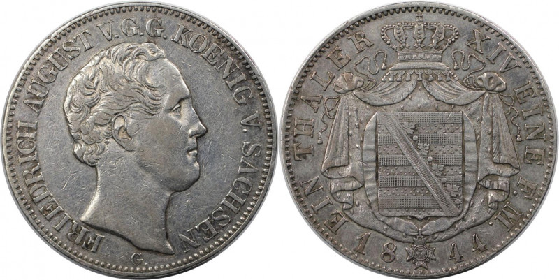Altdeutsche Münzen und Medaillen, SACHSEN- ALBERTINE. Friedrich August II. (1836...