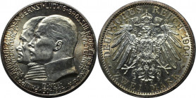 Deutsche Münzen und Medaillen ab 1871, REICHSSILBERMÜNZEN, Hessen, Ernst Ludwig (1892-1918). 2 Mark 1904, zum 400. Geburtstag Philipp des Großmütigen....