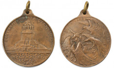 Deutsche Münzen und Medaillen ab 1871, MEDAILLEN UND JETONS. VÖLKERSCHLACHT-DENKMAL BEI LEIPZIG. Medaille 1913. Bronze. 17.80 g. 33 mm. Vorzüglich