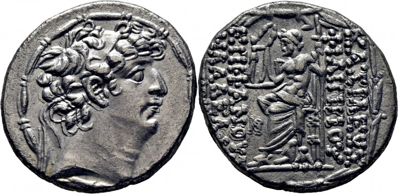 SELEUCIDA IMPERIO. Filipo Filadelfos. Tetradracma ático. 92-83 a.C. (220-29 era ...