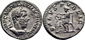 Macrino. Denario. SC-/EBC+. Tono. Muy buen anverso. Muy atractiva