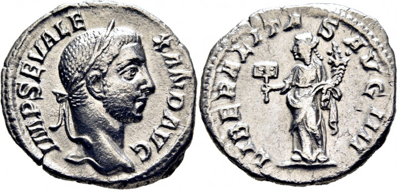 ROMA IMPERIO. Alejandro Severo. Denario. 228-231. Cabeza laureada a derecha. Lib...