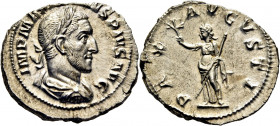 Maximino I. Denario. SC. Suave tono. Magnífico ejemplar. Estupendo retrato y mejor reverso. Bellísima