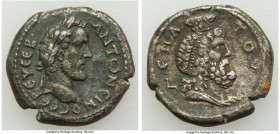 EGYPT. Alexandria. Antoninus Pius (AD 138-161). BI tetradrachm (25mm, 11.23 gm, 12h). Choice VF. Dated Regnal Year 9 (AD 145/6). ΑΝΤwΝЄΙΝΟϹ ϹЄΒ ЄV ϹЄΒ...