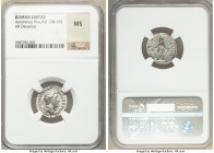 Antoninus Pius (AD 138-161). AR denarius (18mm, 6h). NGC MS. Rome, 147-148. ANTONINVS AVG PIVS P P TR P XI, laureate head of Antoninus Pius to right /...