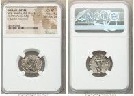 Septimius Severus (AD 193-211). AR denarius (20mm, 3.02 gm, 12h). NGC Choice XF 4/5 - 5/5. Rome, AD 208. SEVERVS PIVS AVG, laureate head of Septimius ...
