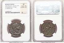 Julia Mamaea (AD 222-235). AE sestertius (29mm, 19.05 gm, 1h). NGC XF 4/5 - 5/5. Rome, AD 230. IVLIA MAMA-EA AVGVSTA, draped bust of Julia Mamaea righ...
